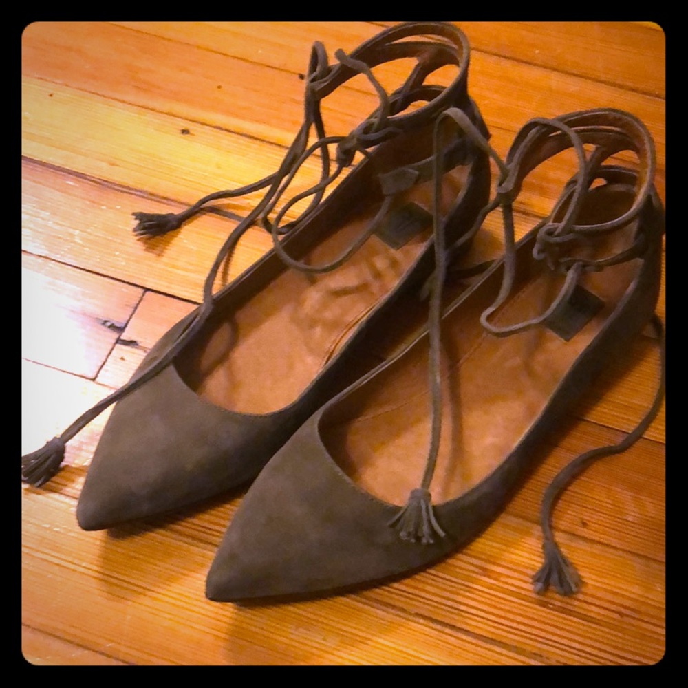 Women's Sienna Ghillie Suede Ballet Flat